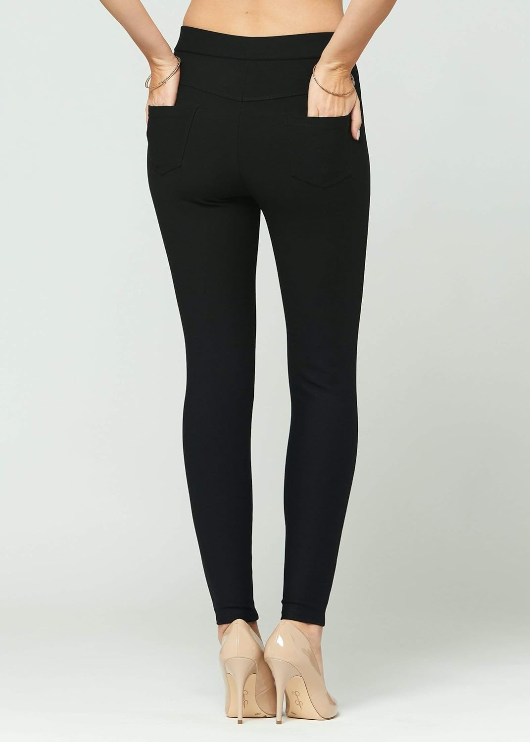 Premium Women's Stretch Dress Pants - Wear to Work - Ponte Treggings at  Women’s Clothing store
