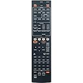 RAV491 ZF30320 Replace Remote Control fit for Yamaha AV Receiver RX-V475 | YHT-893 RX-V471 RX-V571 HTR-4064 RX-V667 HTR-4066 HT-797BL HTR-2866 HTR-3066 HTR-6063 YHT-693 RX-V467 RX-V467BL RX-V367