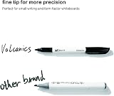 Volcanics Black Dry Erase Markers Low Odor Fine Tip 80 Count Whiteboard Markers view 4