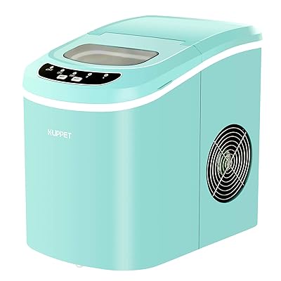 KUPPET Portable Countertop Ice Cube Maker 26 lbs Per Day