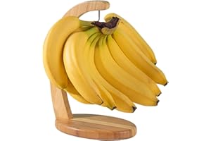 Banana Stand | Fruit Stand for Bananas, Wooden Banana Stand, Banana Suspended Stand, Banana Area Support for Kitchen or Bar C