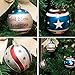 KI Store Patriotic Ball Ornaments Set of 12 Large Christmas Tree Balls American Flag Decorations for Independence Day Christmas Party Bonus 6 United States Flag