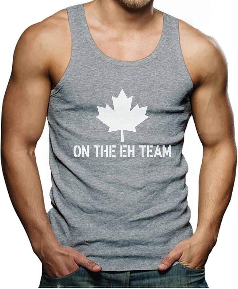 Team Canada Hockey Apparel On The Eh Team Men's Tank Top Amazon.ca