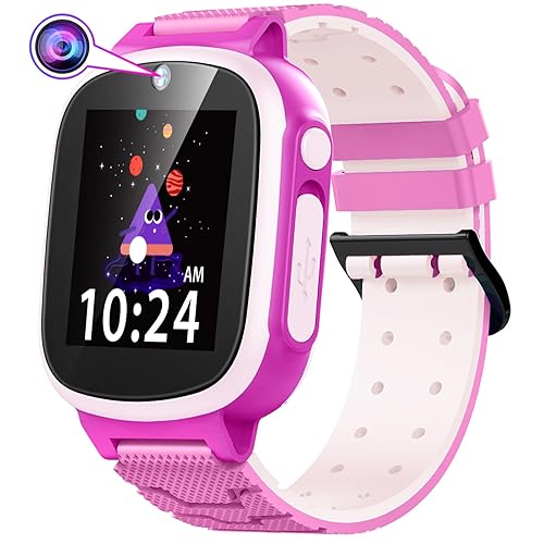 Kids Watch Gift for Girl Age 3-12, HD Touchscreen Learning