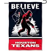 Houston Texans Bigfoot Sasquatch Believe Yard Garden Banner Flag