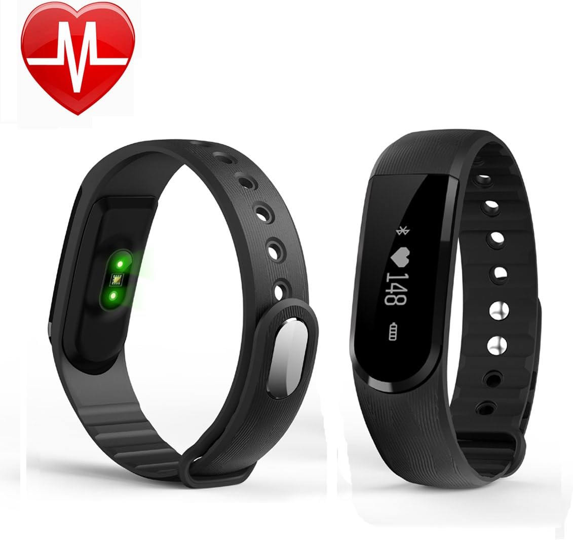 Fitness Armband GanRiver Fitness Tracker mit Herzfrequenz Monitor