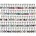 Coolrunner Lot of 20pcs Surgical Steel Metal Tongue Rings Barbells Funny Nasty Wordings Picture Logo Signs 14g - Length 5/8