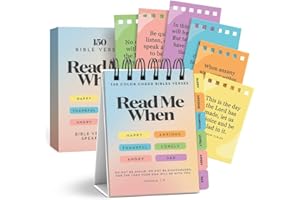 Stitchers Read Me When Bible Verse Flipbook – Christian Gifts for Women & Men - Faith Based Inspirational Scriptures for Mom, Daughter, Sister, Best Friend & More