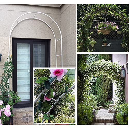 GEREP Selbstorganisiert Rosenbogen Torbogen Gartenbogen, Dekorativ, FüR Gartenterrasse im Freien/Schwarz / W3.5×H2.2m – Bild 8