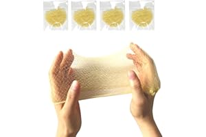 50PCS Hair Nets Invisible Elastic Edge Mesh Bun Hair Nets for Ballet Dance 20" Blonde