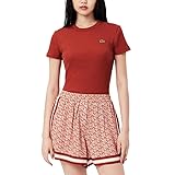 Lacoste Womens Crew Neck Short Sleeve Slim Fit