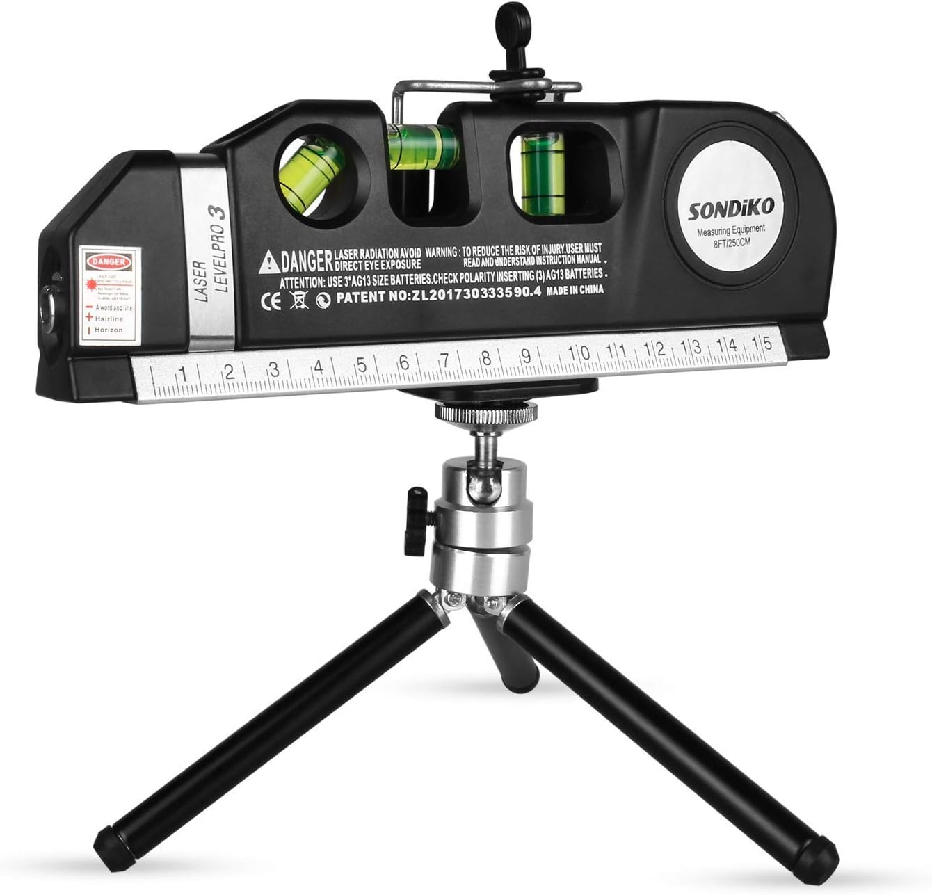 Sondiko Laser Level Multifunction Laser Level Measuring Tape Standard