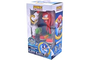 Just Toys LLC — Buildable Sonic The Hedgehog [Knuckles] Figure │ 4″ Collectible Toy, Interchangeable Arms & Accessories, Ages 6+ (Knuckles, Sonic, Knuckles, Amy Rose, and Shadow)