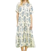 Umgee USA Tiered Textured Midi Dress