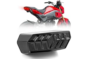 DREAMIZER LED Tail Light w/Turn Signal Sequential Motorcycle Taillight Compatible with Honda Grom MSX125 CBR650 CTX700 CTX700N and More