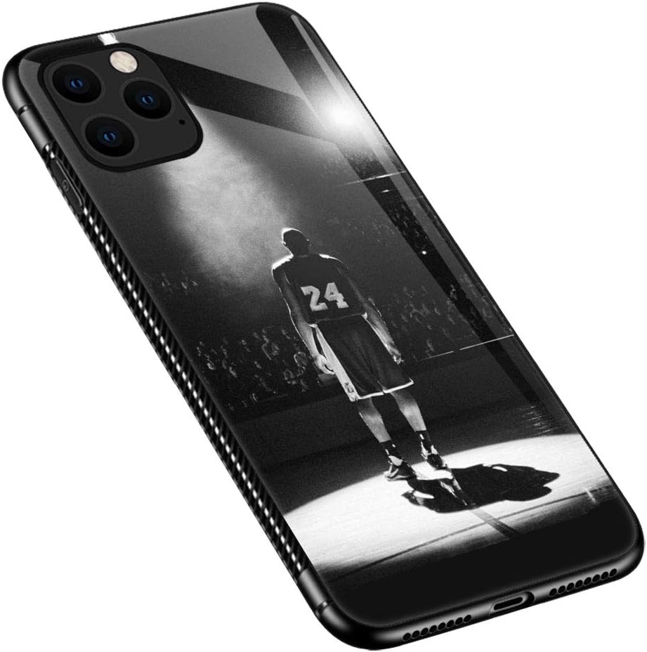 iPhone 11 Pro Max Case,Player in The Spotlight iPhone 11 Pro Max Cases for Girls Boys,Pattern Design Shockproof Non-Slip Tempered Glass Case for Apple 11 Pro Max