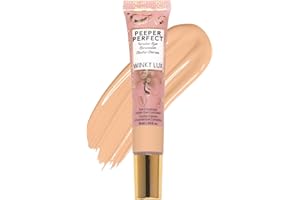 Winky Lux Peeper Perfect Under Eye Concealer, Makeup & Eye Brightener, Full Coverage Concealer for Dark Circles, Color Corrector & Eye Primer, With Collagen, Hyaluronic Acid & Vitamin E (Golden Beige)
