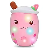 MGFAION Light up Boba Stuffed Plush - 14 Inch Cute