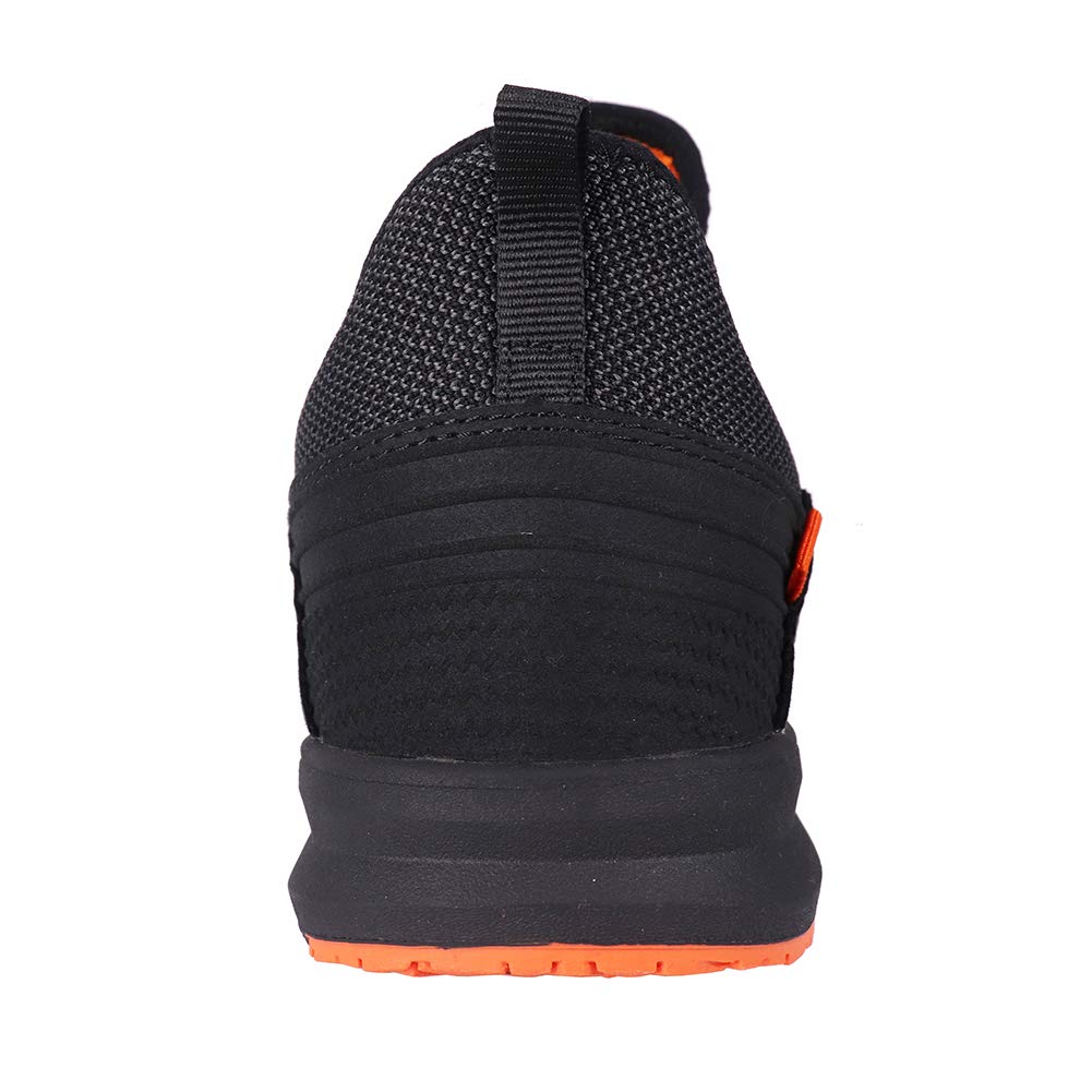Lee Cooper LCSHOE144 Men's Lightweight Work Safety Trainer Shoes SB/SRA, Black, 10 UK, Black/Grey - Image 4