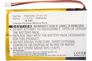 MPF Products 2500mAh HLT71BAT, PL90329, CP-HLT71 Battery Replacement Compatible with Haier HERLT71, HLT71, 805-01-NL Digital Prism ATSC-710, A1710130, TVS3970A LCD TV