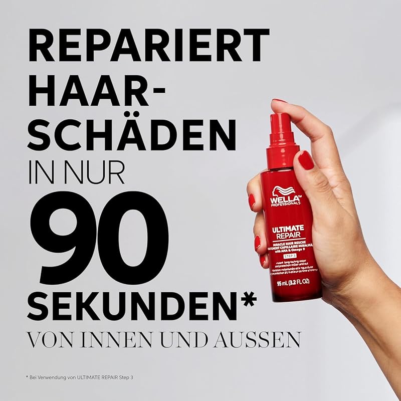 Ultimate Repair Miracle Hair Rescue Haar Serum – reparierende 90 Sek. Haarkur ohne Ausspülen – entwirrendes Spray mit Anti Frizz und Anti Spliss Wirkung – 5 ml