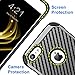 BENTOBEN iPhone 6 Case, iPhone 6S Case, 2 in 1 Cool Slim Hybrid Hard PC Cover Laminated with Carbon Fiber Chrome Anti-Scratch Shockproof Protective Case for iPhone 6/iPhone 6S (4.7 inch), Black