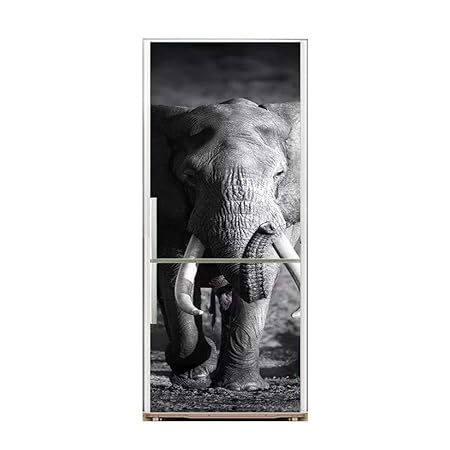 XIAOMAN Pegatinas de Nevera de Cocina Elefante HD Refrigerador ...