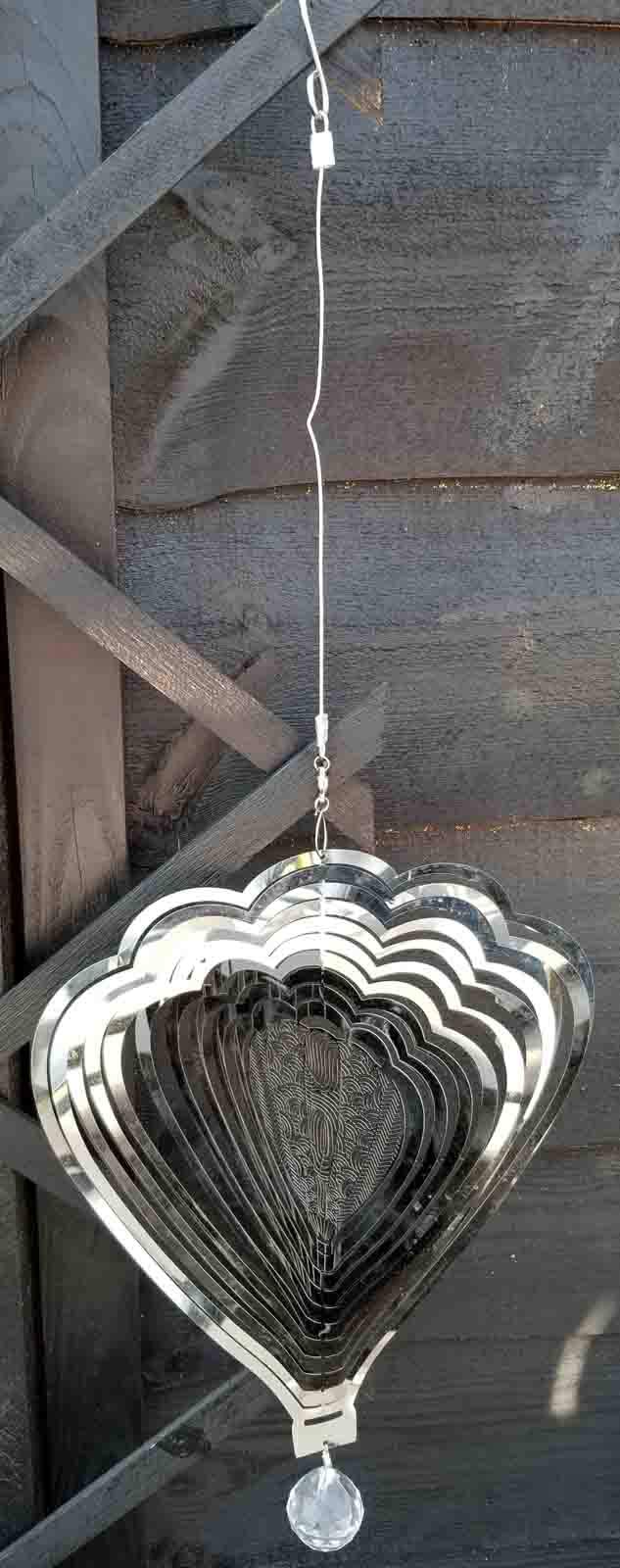 Stainless Steel Wind Spinner - 3D Mobile - Hot Air Balloon Spinner