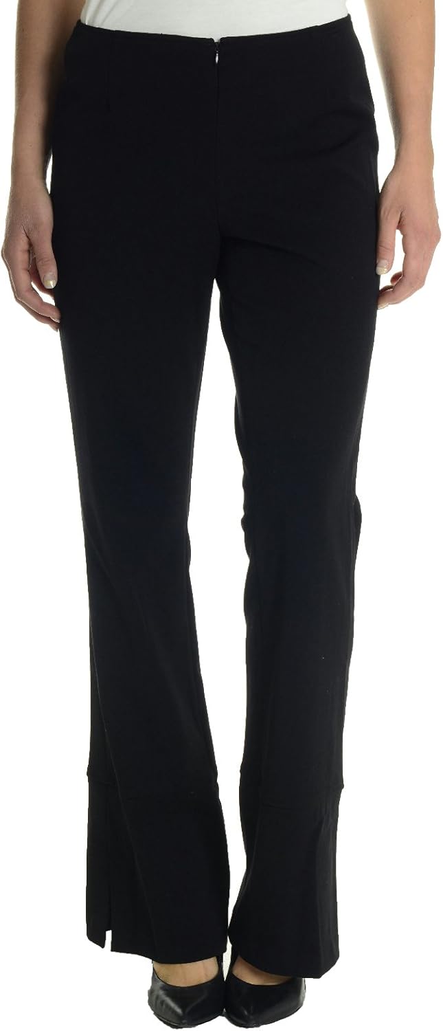 black flare leg dress pants