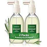 AROMATICA Root Enhancer (2 Packs) Rosemary Water Spray for Hair Growth – Korean Hair Care Oil for Scalp Detox – Flaky & Itchy & Dry Scalp Treatment – Free from Sulfate, Silicone, and Paraben (3.38oz)