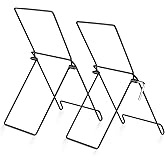 DOKIO Solar Panel Tilt Mount Stand – Lightweight Adjustable Stainless Steel Bracket for Foldable Panels, Portable Angle Adjustment for RV, Tent, Balcony, Camping