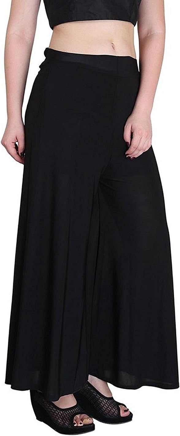 Tara LifestyleStretchable Plain Casual Wear Malai Palazzo Pant Waist 26-32 inches