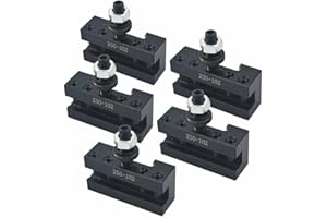 CPVNQMDG 5Pcs #2 AXA 250-102 Quick Change Tool Post Boring Turning Holder 6-12" for Lathe Swing 6-12 inches