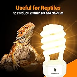 2 Pack 23-Watt Reptile Bulb Tropical UVA UVB Light