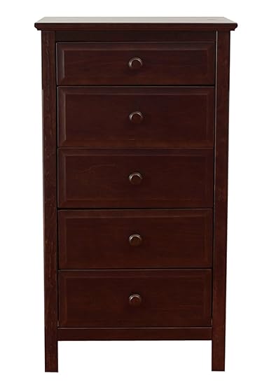 Afydecor Wooden Dresser with Multi Storage Drawers - Brown