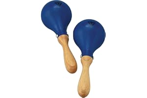 Tycoon Percussion TPMS-BL Blue Mini High-Pitched Plastic Maracas