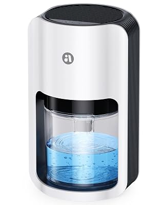Dehumidifier for Home, 42oz Dehumidifier for Bathroom, Dehumidifiers for Room with Auto Shut Off, Auto Defrost Quiet Dehumidifier for Bedroom Wardrobe Closet Trailer RV