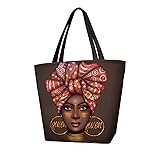 IAGM African-American Tote Bags Black Woman Tote