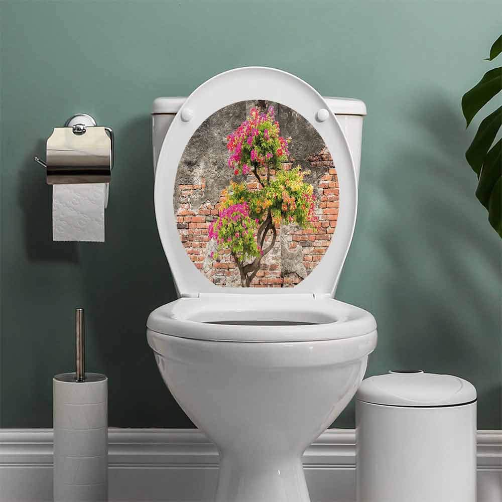 Amazon Com Rustic Home Decor Toilet Seat Tattoo Cover Lilac