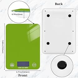 UMIRIKO Apples Green Kitchen Digital Scale Weight