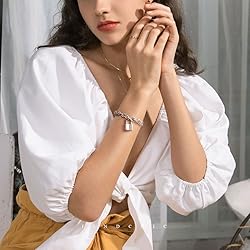 FindChic Chunky Bracelets for Women, with Padlock