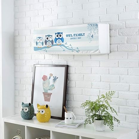 Amazon Co Jp Momiko エアコンカバー 室内機 壁掛け型 防塵 防湿 ホコリ対策 伸縮 洗濯 取り付け簡単 田園風 かわいい おしゃれ シンプル 大型家電