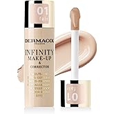 Dermacol Infinity make-up and corrector, Multi-use, Super coverage, Photo-friendly,Hypoallergenic,Waterproof, Touch proof, SPF 15, 01, Fair
