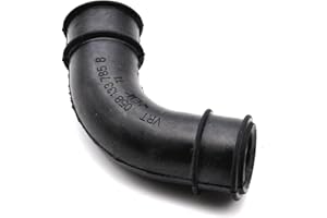 HAOTOM Elbow Hose Air Pump Check Valve Connect Pipe Compatible For Audi A4 Audi A4 Quattro VW Passat 058133785B Rubber