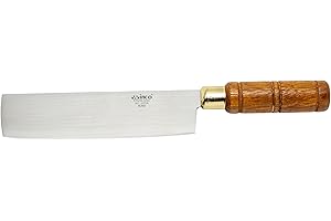 Winco Blade Chinese Cleaver with Wooden Handle, 2-1/2-Inch, Stainless Steel