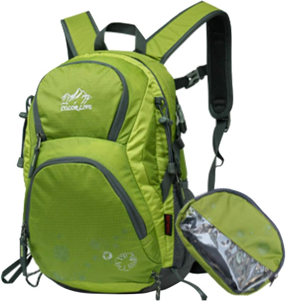 Wanderrucksack 20 Liter | Leichter Outdoor Rucksack | Faltbar & Wasserdicht | Mit Atmungsaktivem Rücken | Für Trekking & Tagesausflüge