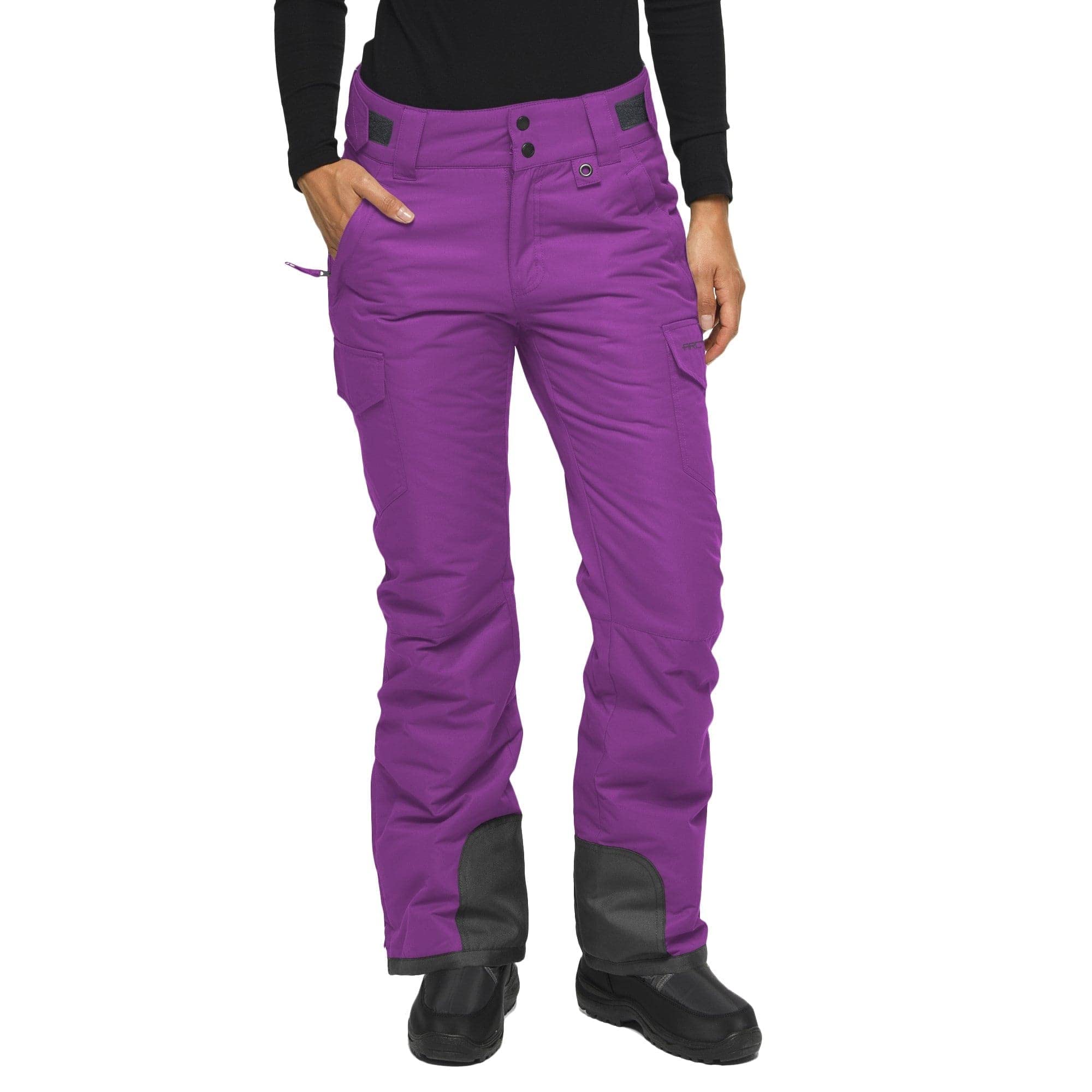 Arctix Women’s Snow Sports Insulated Cargo Pants, Amethyst, Small