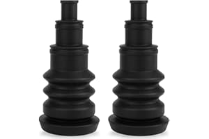 Mission Automotive Universal Firewall Boot Pack of 2, For Wire Bundles 3/8" to 1", Quick & Easy Grommet for Running Cable Through Firewalls & Bulkheads Safely, Compatible with Any Vehicle