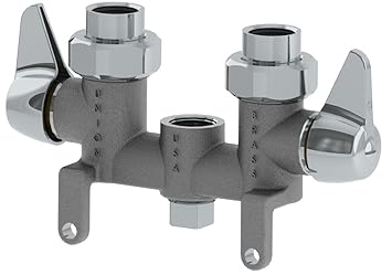Union Brass 37 Utility Basement Shower Faucet With 3 Centers