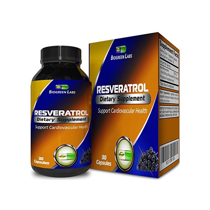 Buy High Potency Resveratrol Root Supplement + Pure Grape Seed Extract